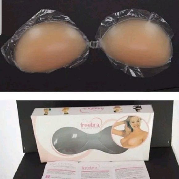 Silicone Nu Bra Freebra Push-Up Sticky Bra - C Cup - Picture 2 of 5